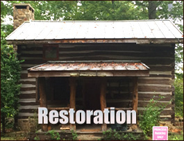 Historic Log Cabin Restoration  Hillsville, Virginia